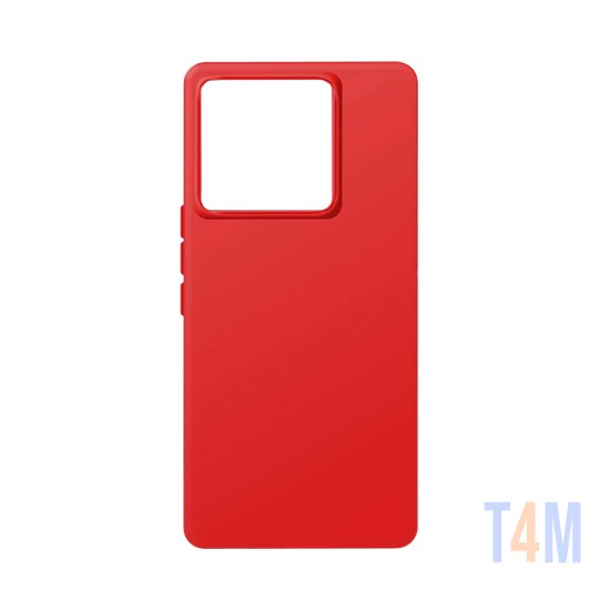 Funda de Silicona Para Xiaomi Redmi Note 13 Pro 5G/Poco X6 5G Rojo